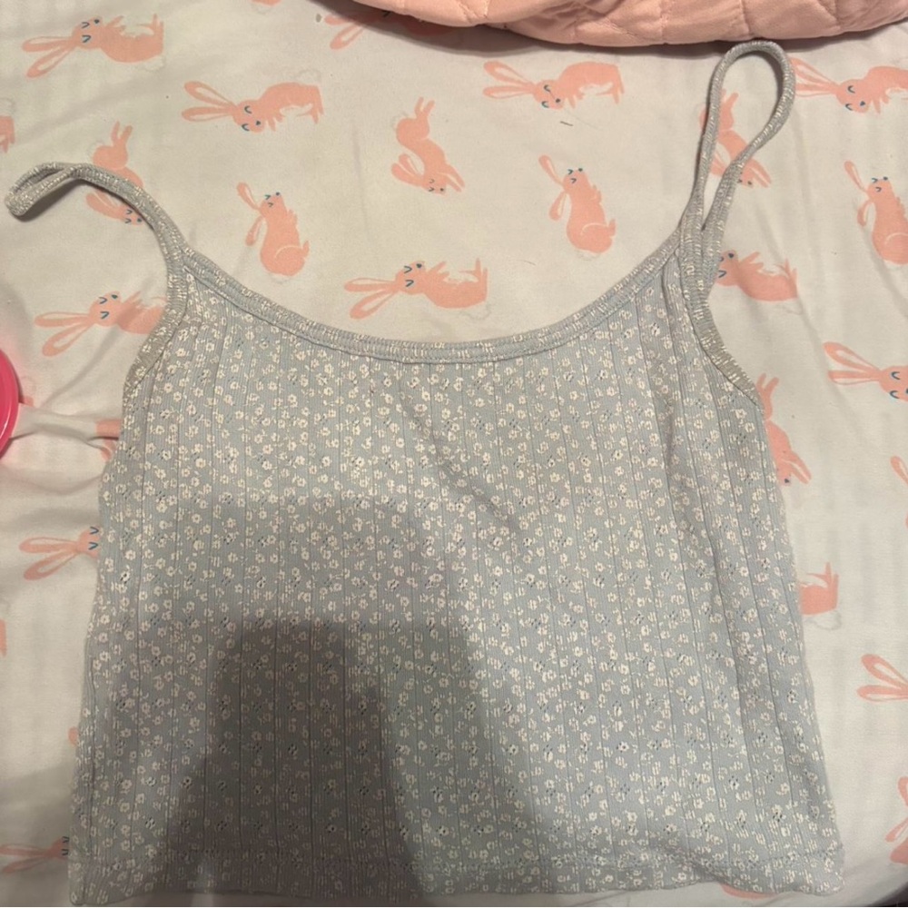 Floral Blue Women's Top
